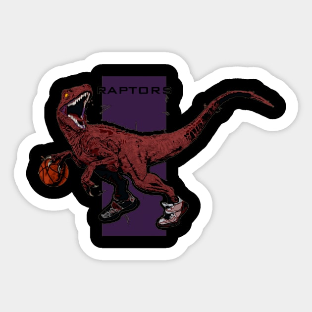 Raptors Sticker by arxitrav